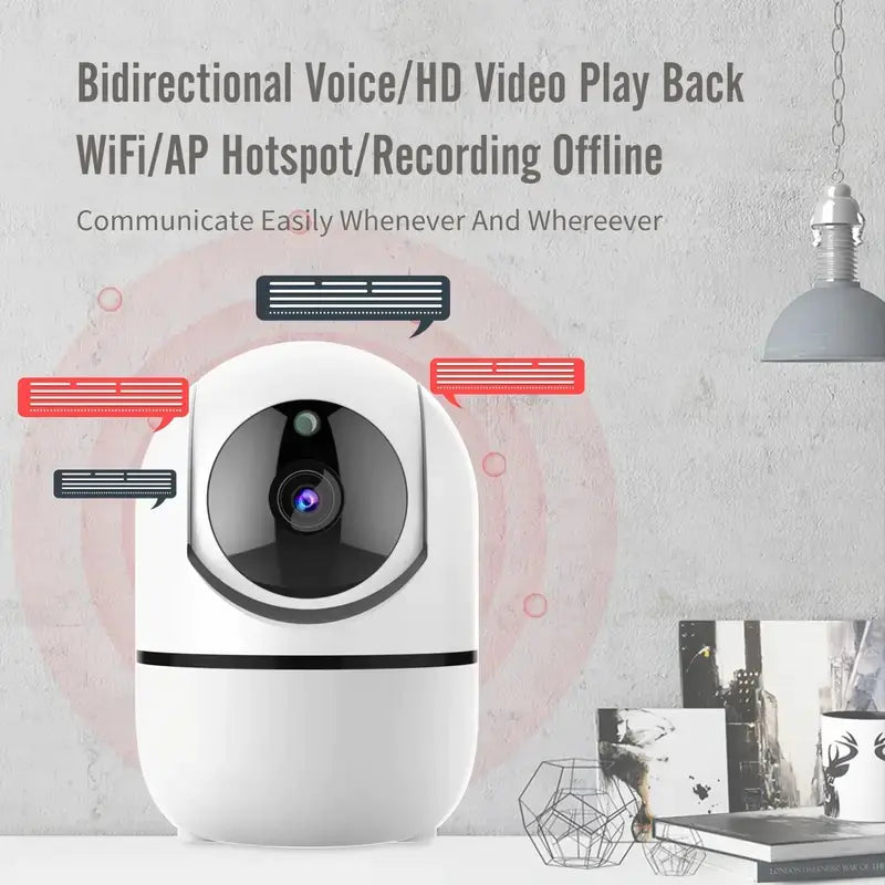 Cámara Interior HD Minion con Visión Nocturna y Cabezal Móvil