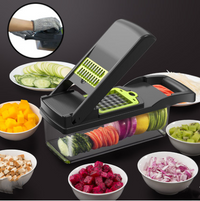 Thumbnail for Vegetable Cutting Artifact Kitchen Diced Fruit Multi-Function Shredded Potatoes